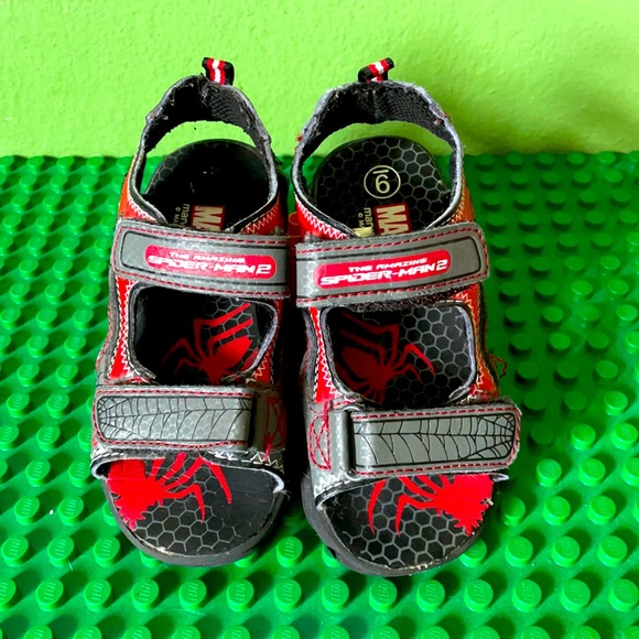 spiderman light up sandals